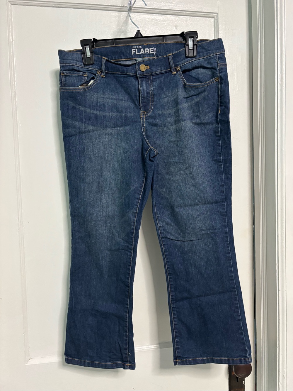 New York & Company Indigo Flare Jeans